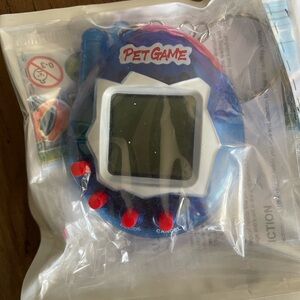 Blue and Red Tamagotchi Style Game